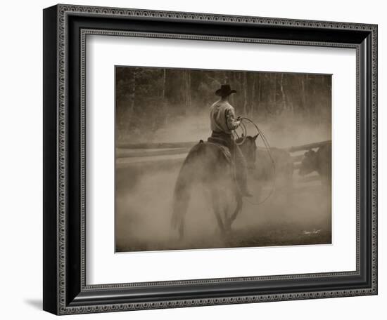 Lost Canyon Cowboy #2-Barry Hart-Framed Art Print