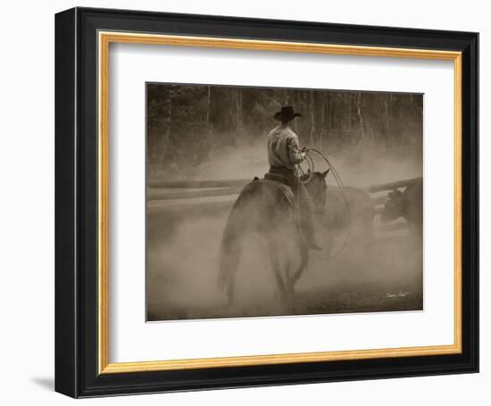 Lost Canyon Cowboy #2-Barry Hart-Framed Art Print