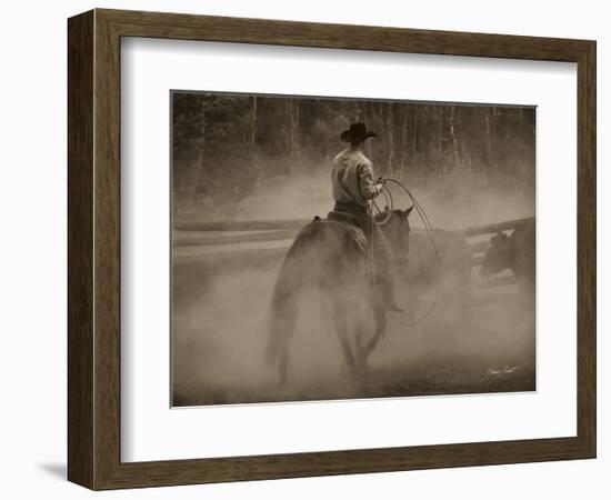 Lost Canyon Cowboy #2-Barry Hart-Framed Art Print