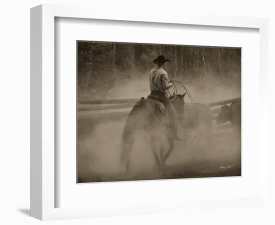 Lost Canyon Cowboy #2-Barry Hart-Framed Art Print