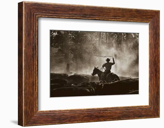 Lost Canyon Roundup-Barry Hart-Framed Art Print