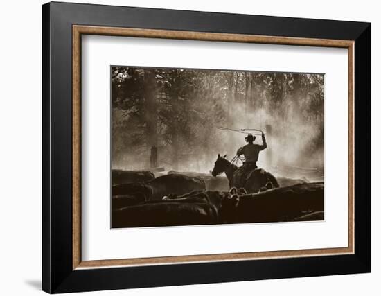 Lost Canyon Roundup-Barry Hart-Framed Art Print