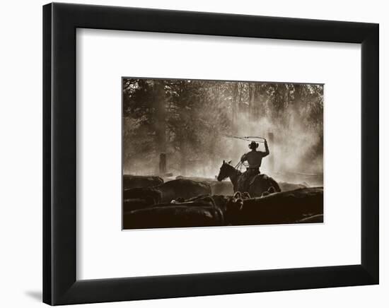 Lost Canyon Roundup-Barry Hart-Framed Art Print