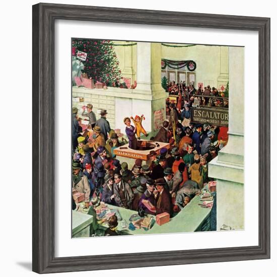 "Lost Child Department", December 20, 1958-Thornton Utz-Framed Giclee Print