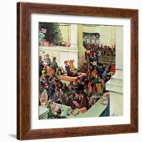 "Lost Child Department", December 20, 1958-Thornton Utz-Framed Giclee Print