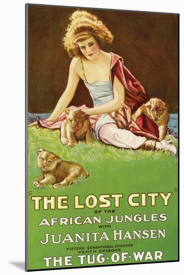 Lost City of the African Jungles - Tug of War-null-Mounted Art Print