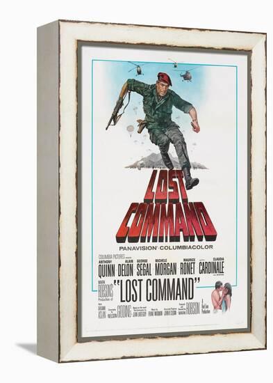 LOST COMMAND, US poster, Anthony Quinn, 1966-null-Framed Stretched Canvas