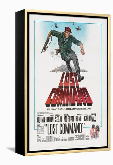 LOST COMMAND, US poster, Anthony Quinn, 1966-null-Framed Stretched Canvas