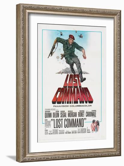 LOST COMMAND, US poster, Anthony Quinn, 1966-null-Framed Art Print