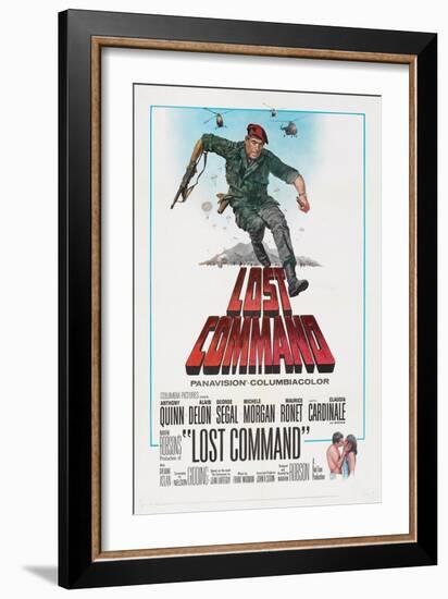 LOST COMMAND, US poster, Anthony Quinn, 1966-null-Framed Art Print