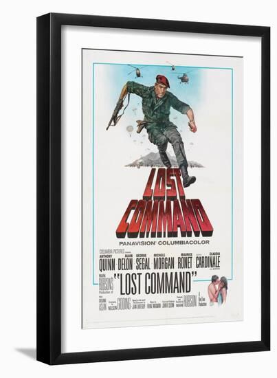 LOST COMMAND, US poster, Anthony Quinn, 1966-null-Framed Art Print