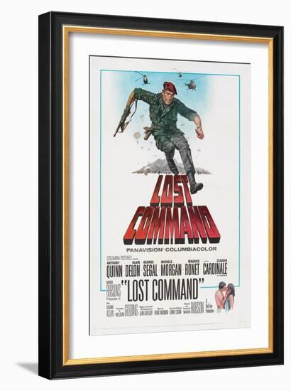 LOST COMMAND, US poster, Anthony Quinn, 1966-null-Framed Art Print