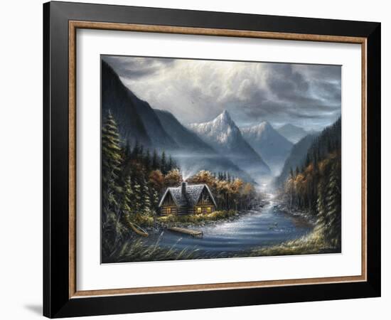 Lost Creek-Chuck Black-Framed Giclee Print