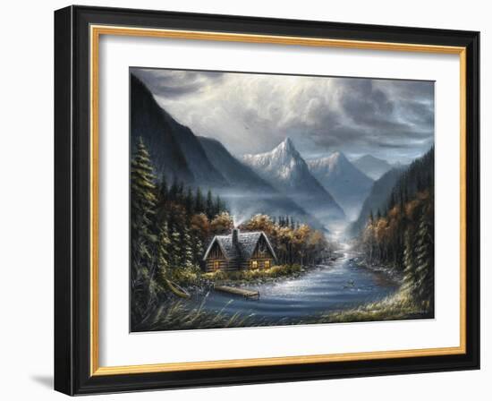 Lost Creek-Chuck Black-Framed Giclee Print