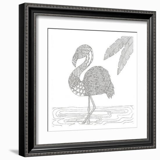 Lost Flamingo-Pam Varacek-Framed Art Print