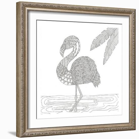 Lost Flamingo-Pam Varacek-Framed Art Print