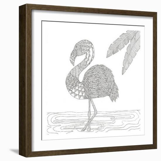 Lost Flamingo-Pam Varacek-Framed Art Print