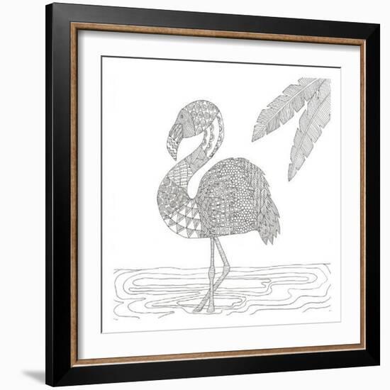 Lost Flamingo-Pam Varacek-Framed Art Print