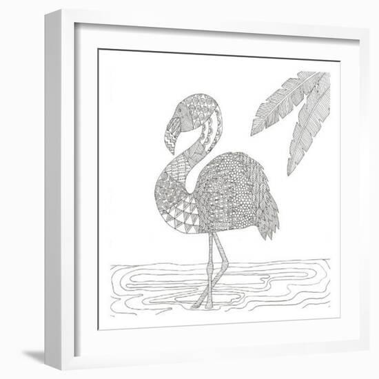 Lost Flamingo-Pam Varacek-Framed Art Print