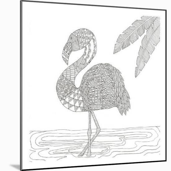 Lost Flamingo-Pam Varacek-Mounted Art Print