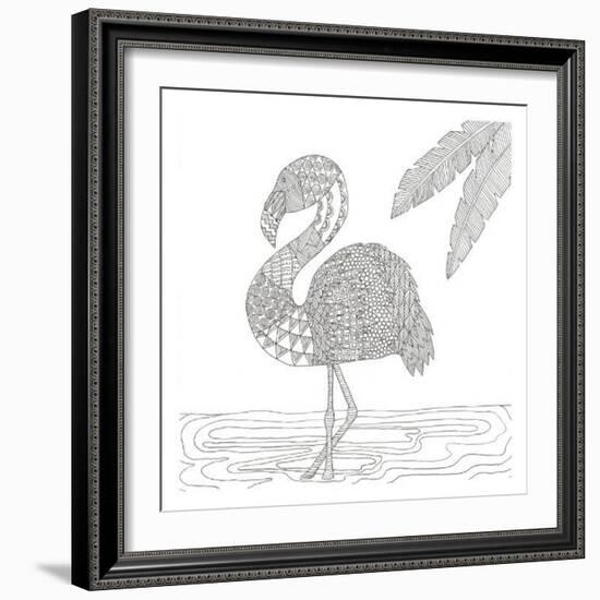 Lost Flamingo-Pam Varacek-Framed Art Print