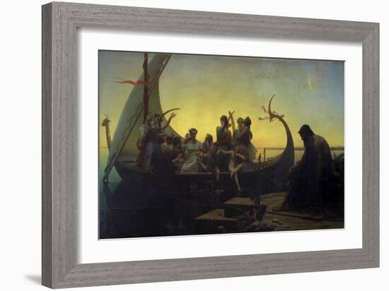 Lost Illusions, or Evening, 1843-Marc Charles Gabriel Gleyre-Framed Giclee Print