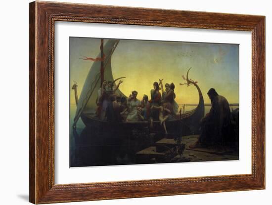 Lost Illusions, or Evening, 1843-Marc Charles Gabriel Gleyre-Framed Giclee Print