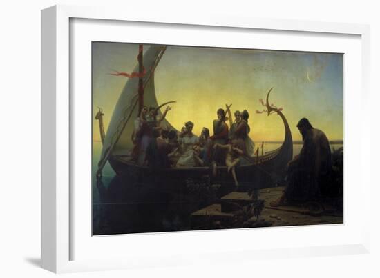 Lost Illusions, or Evening, 1843-Marc Charles Gabriel Gleyre-Framed Giclee Print