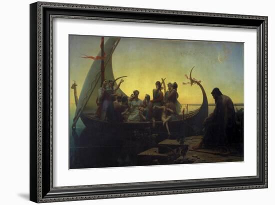 Lost Illusions, or Evening, 1843-Marc Charles Gabriel Gleyre-Framed Giclee Print