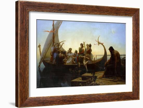 Lost Illusions (The Evening)-Charles Gleyre-Framed Giclee Print