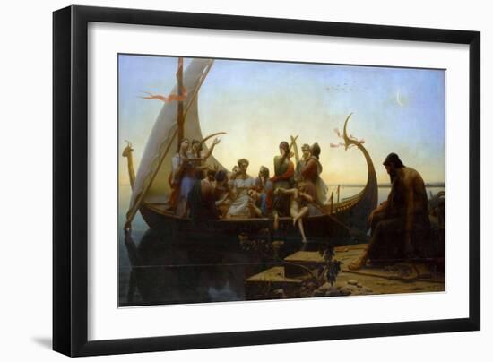 Lost Illusions (The Evening)-Charles Gleyre-Framed Giclee Print