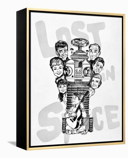 Lost in Space-null-Framed Stretched Canvas