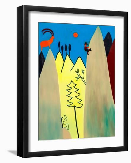 Lost in the Gorge, 1999 (Oil on Linen)-Cristina Rodriguez-Framed Giclee Print