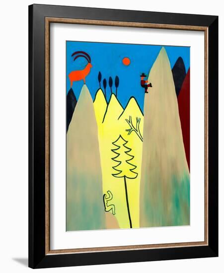 Lost in the Gorge, 1999 (Oil on Linen)-Cristina Rodriguez-Framed Giclee Print