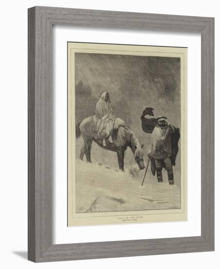 Lost in the Snow-Sir James Dromgole Linton-Framed Giclee Print