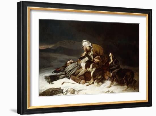 Lost in the Storm-Richard Ansdell-Framed Giclee Print