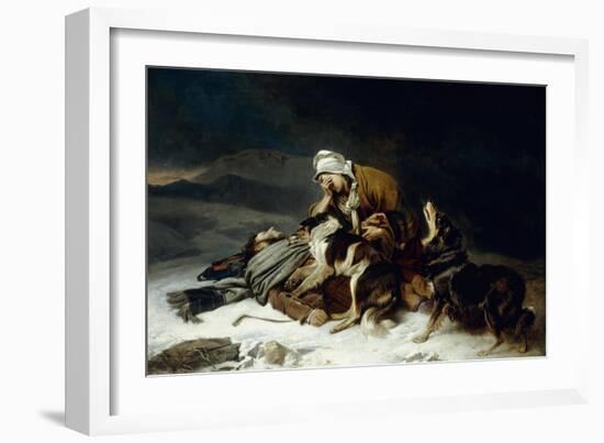 Lost in the Storm-Richard Ansdell-Framed Giclee Print