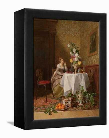 Lost in Thought-David Emil Joseph de Noter-Framed Premier Image Canvas