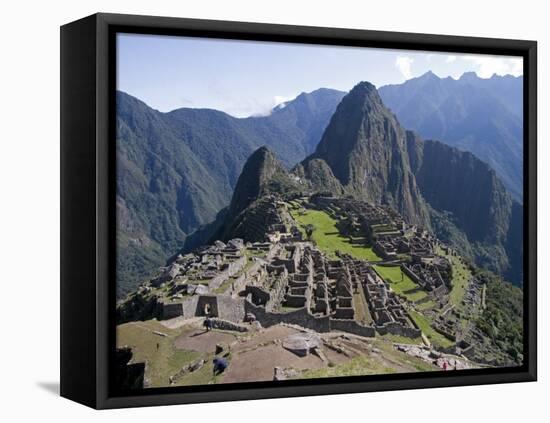 Lost Inca City of Machu Picchu, Intipunku, Peru-Diane Johnson-Framed Premier Image Canvas