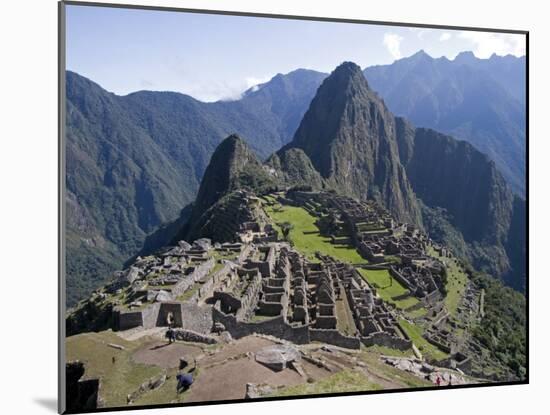 Lost Inca City of Machu Picchu, Intipunku, Peru-Diane Johnson-Mounted Photographic Print