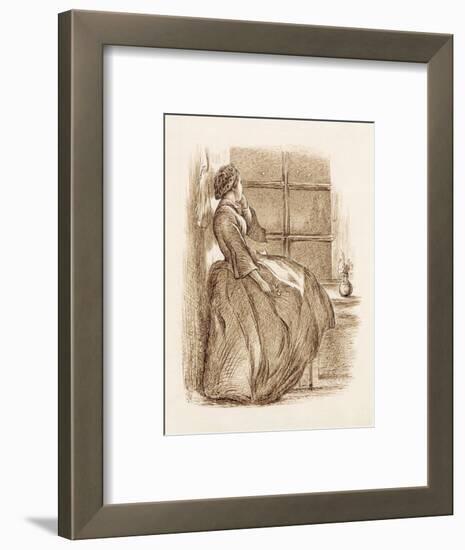 Lost Love, C.1859 (Pen and Ink)-John Everett Millais-Framed Premium Giclee Print