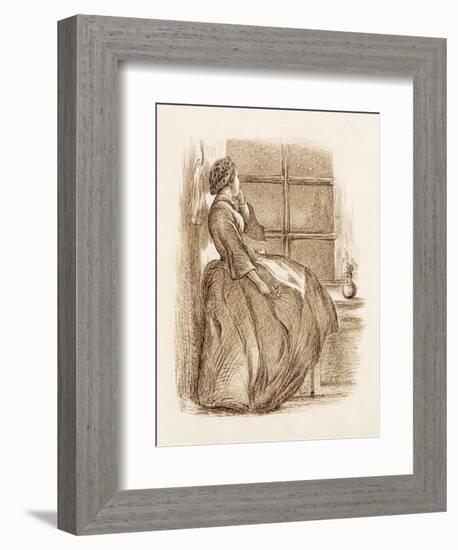 Lost Love, C.1859 (Pen and Ink)-John Everett Millais-Framed Giclee Print