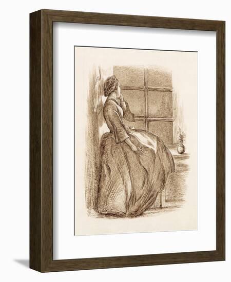 Lost Love, C.1859 (Pen and Ink)-John Everett Millais-Framed Giclee Print