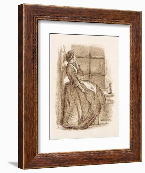 Lost Love, C.1859 (Pen and Ink)-John Everett Millais-Framed Giclee Print