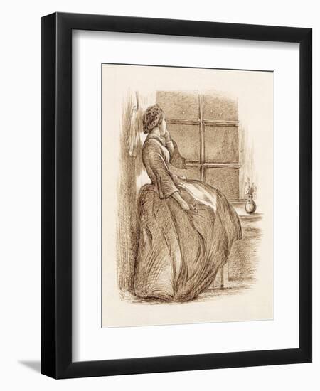 Lost Love, C.1859 (Pen and Ink)-John Everett Millais-Framed Giclee Print