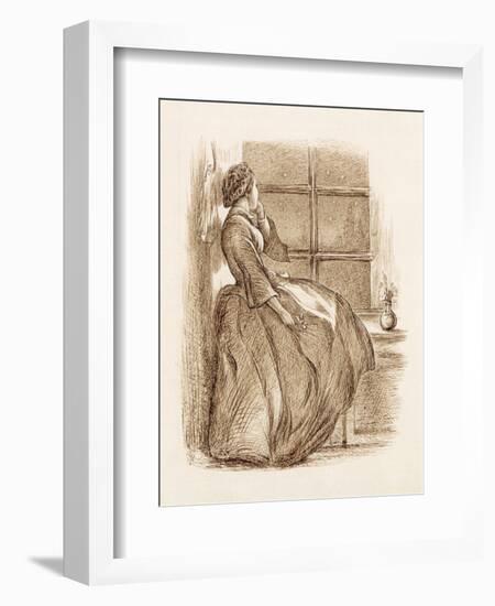 Lost Love, C.1859 (Pen and Ink)-John Everett Millais-Framed Giclee Print