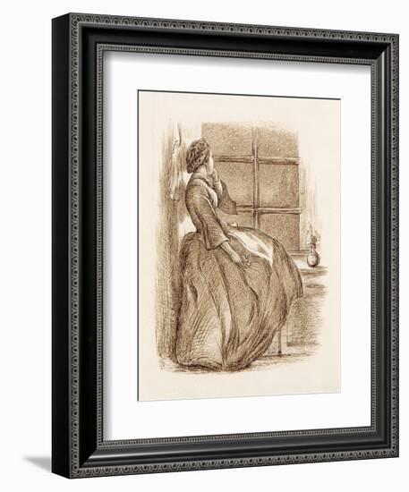 Lost Love, C.1859 (Pen and Ink)-John Everett Millais-Framed Giclee Print