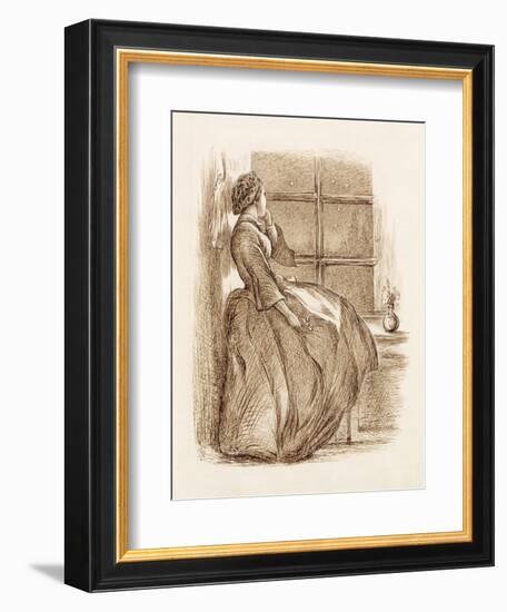 Lost Love, C.1859 (Pen and Ink)-John Everett Millais-Framed Giclee Print