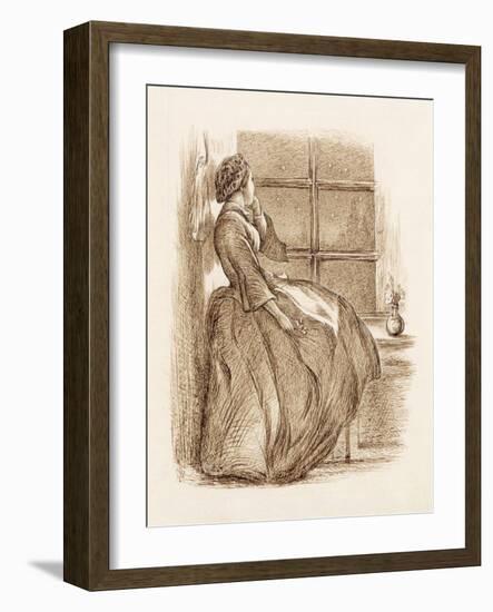 Lost Love, C.1859 (Pen and Ink)-John Everett Millais-Framed Giclee Print