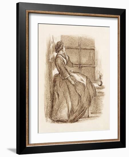 Lost Love, C.1859 (Pen and Ink)-John Everett Millais-Framed Giclee Print